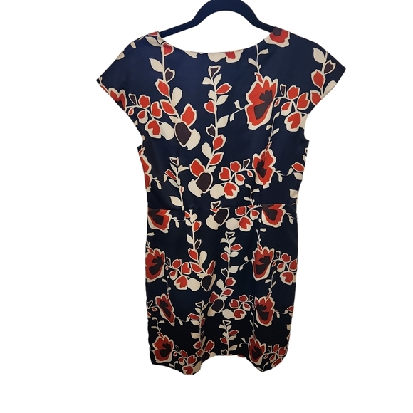 Banana Republic Factory Dresses & Skirts - Banana Republic Sz 8 Print Career Office Dress nany orange print